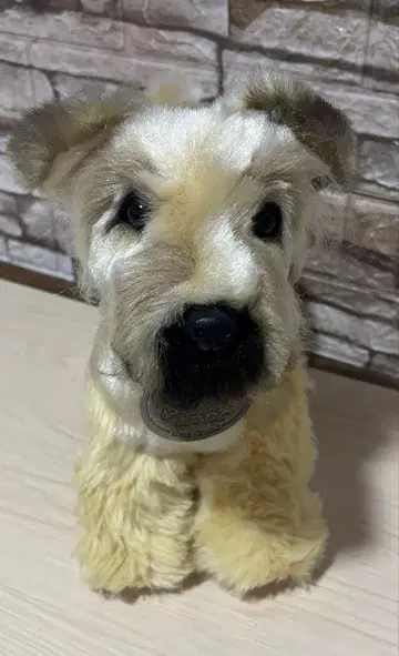 테리어 봉제 인형 강아지 오로라 레트로