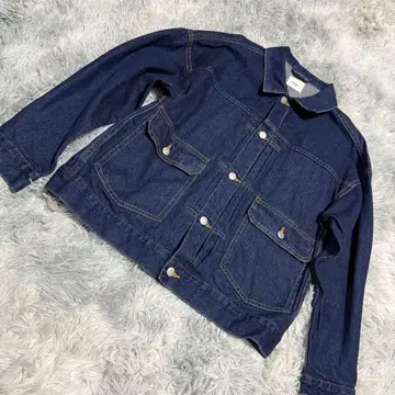 [ BROWNY VINTAGE ] 새상품급 다크 블루 데님 자켓 M