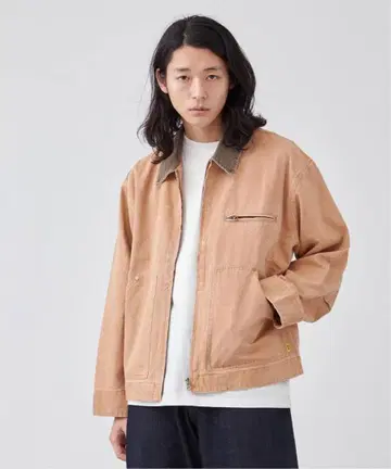 피그먼트 가공 덕 숏 블루종 사이즈 M