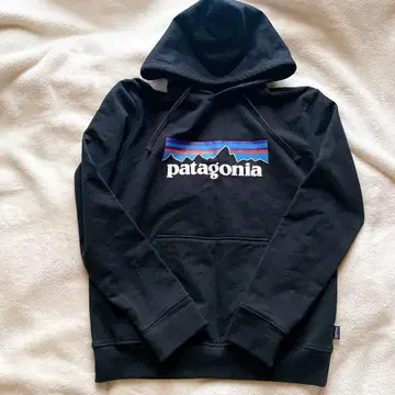 [ 가격 인하 불가 ] S 사이즈 patagonia 후드티 블랙 속기모