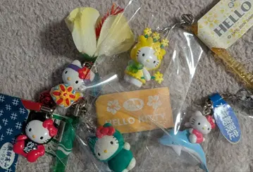 지역 한정 헬로키티 귀이개 한정판 5개 세트 새상품