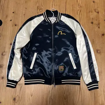 EVISU 자수 스카잔 (에비수) 바시티 자켓 베트남 자켓 테일러