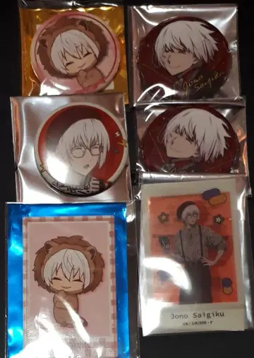 문호 스트레이독스 죠노 사이기쿠 캔뱃지 카드 토부 동물공원