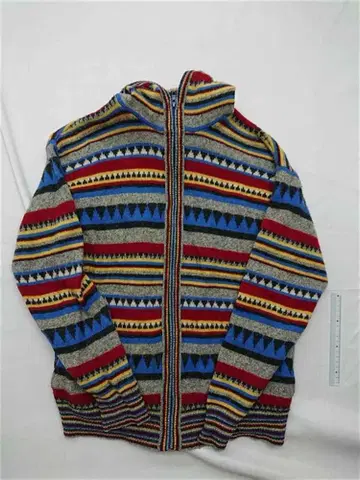 H.R. 마켓 집업 니트 후드티 3 남성용