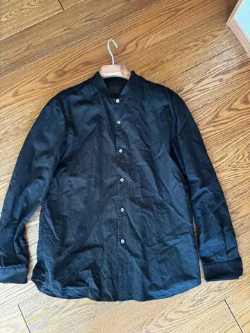 야마우치 초고밀도 백 새틴 셔츠