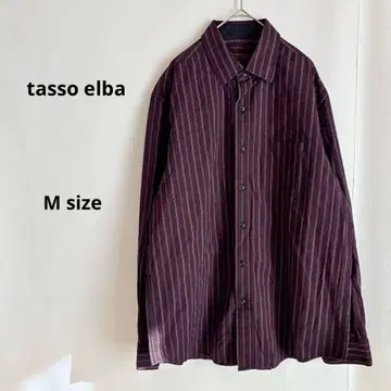 tasso elba 타쏘엘바 긴팔 셔츠 M 네이티브 무늬 레드