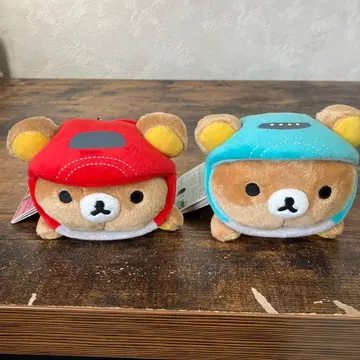 리락쿠마 매달리는 봉제 인형 코마치 and 하야테 2체 세트