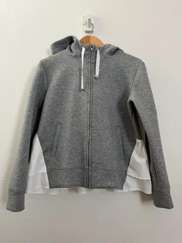 바니스뉴욕 프릴 후드티 그레이 집업 여성용