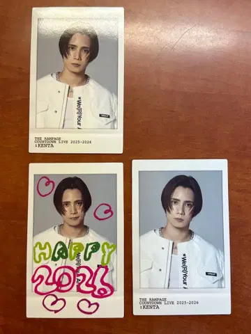 THE RAMPAGE 카미야 켄타 스티커 카드 시크릿 세트