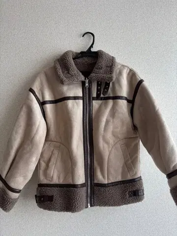 보아 자켓 베이지 여성용