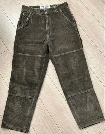 타미힐피거 코듀로이 워크 팬츠