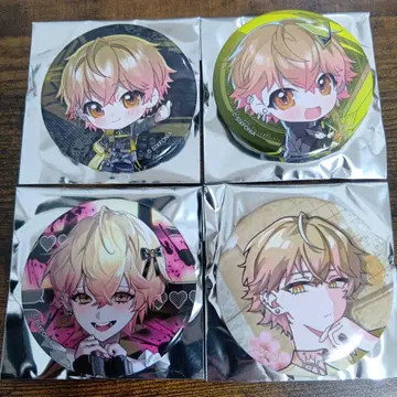 시쿠포니 미코토 캔뱃지 4개 세트