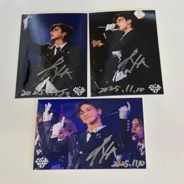 나가미네 류타 브로마이드 사인 포함 할로윈 집사 즉시 구매 OK