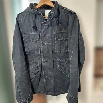 EDITORS 다크 그레이 밀리터리 자켓 사이즈 L