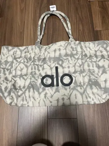 alo 그레이 타이다이 토트백 원사이즈 대용량
