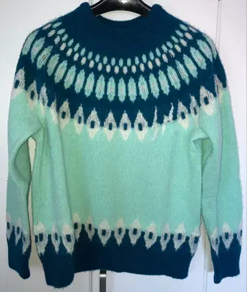 프래그먼트 디자인 콜라보 UE 노르딕 스웨터 니트 알파카 후지와라 히로시