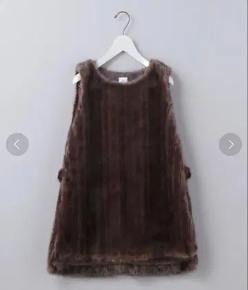 roku FAKE FUR VEST 페이크 퍼 베스트 36