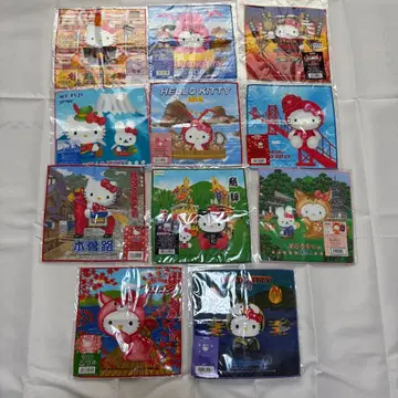 헬로키티 타월 11장 세트 지역 한정 묶음 판매