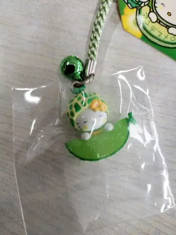 지역 한정 키티 헬로키티 안심입니다 멜론 버전 스트랩