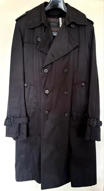 DURBAN 블랙 트렌치코트