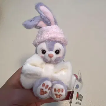 홍콩 디즈니 스텔라 루 앉은 봉제 인형 마스코트 키링