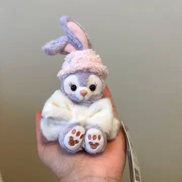 홍콩 디즈니 스텔라 루 앉은 봉제 인형 마스코트 키링