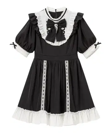 유메텐보 DearMyLove 레이스업 리본 도리 원피스