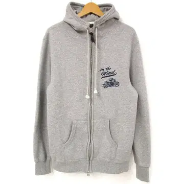 WEST RIDE 웨스트 라이드 맨투맨 지퍼 후드티 38 그레이