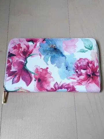 플라워 디자인 장지갑