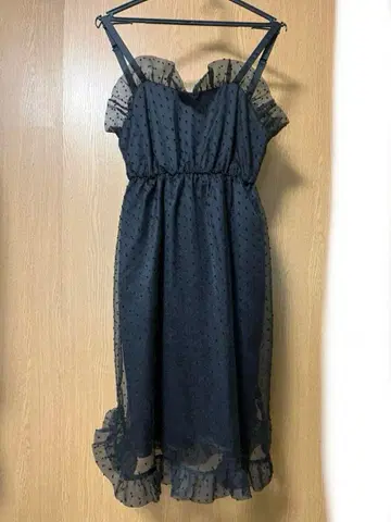 오간자 도트 원피스