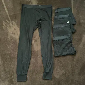 UNIQLO HEATTECH 블랙 레깅스 XL 5개 세트