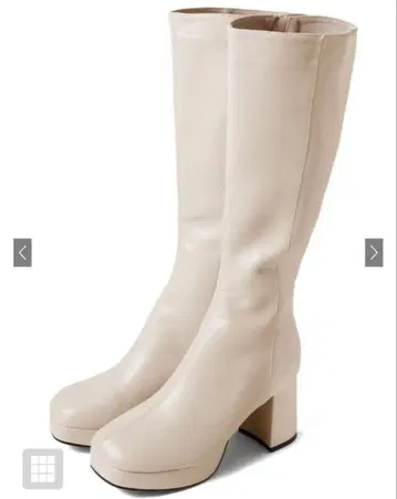 센터 심 청키힐 가죽 롱 부츠[gd1431]