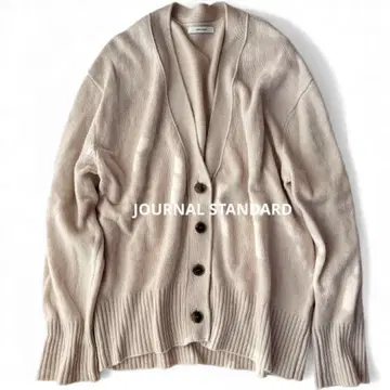 JOURNAL STANDARD 캐시미어 혼방 숏 가디건 아이보리