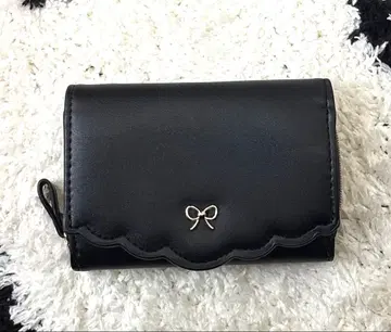 3단 폴더형 지갑 블랙