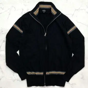 폴스미스 남성용 드라이버 니트 멀티 스트라이프 스트레치 M 블랙