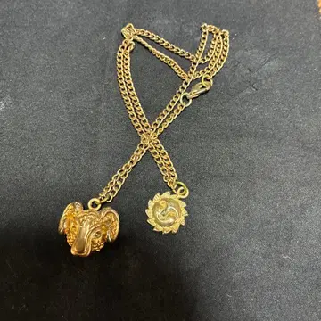 RAM & SUN 양 태양 목걸이 골드