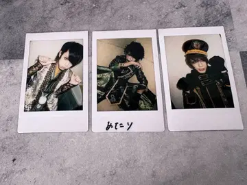 0.1g의 오산 마사키 다이스케 폴라로이드 3장 세트 비주얼계 밴드