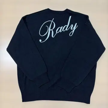Rady 남성용 니트 백 로고 니트탑 L 사이즈