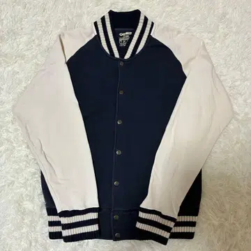 OshKosh 바시티 자켓 네이비/크림 M