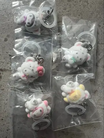 산리오 포근포근 스노우 마커 액세서리 세미 컴플리트