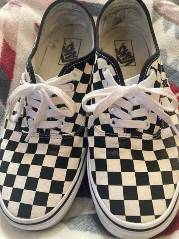 VANS 오센틱 체커보드 27.5
