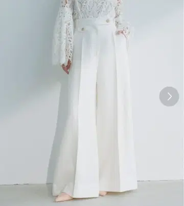 [ 새상품급 ] anuans 린넨 와이드 레그 팬츠 2024년판