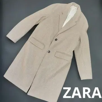 ZARA 체스터 코트 롱 코트 베이지 L LL 키 큰 사람