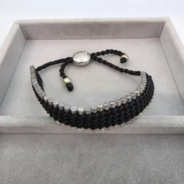 LINKS LONDON 팔찌 블랙 실버