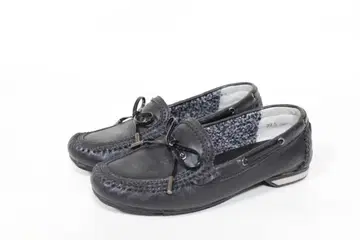 40 Manu 마뉴 천연 가죽 리본 모카신 (22.5cm)