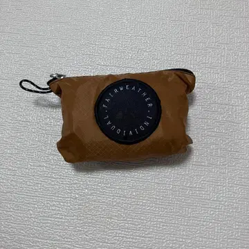 FAIRWEATHER packable sacoche (camel)