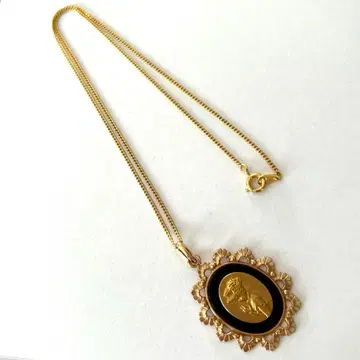 France 각인 빈티지 목걸이