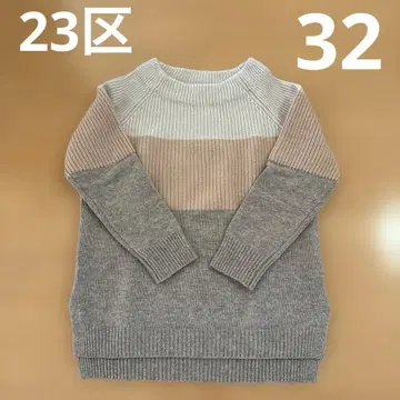 23구 작은 사이즈 32 긴팔 니트 스웨터 울 캐시미어