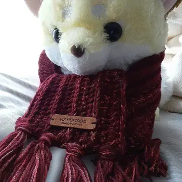 롱 머플러 핸드메이드 따뜻한