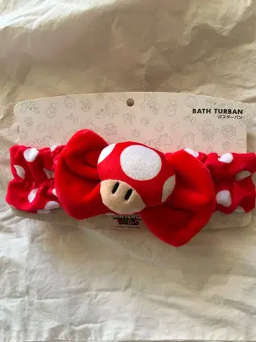 유니버셜 한정판 닌텐도 슈퍼 마리오 버섯 헤어밴드 젤라피케